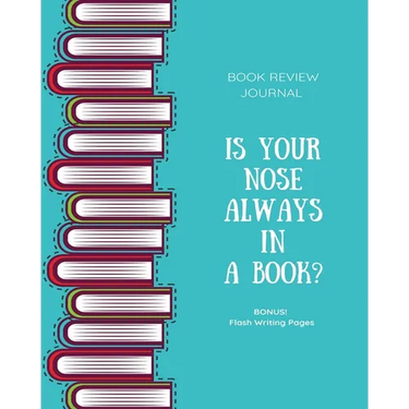 Book Review Journal: Keep Track, Log & Record Read Reviews, Bonus Flash Writing Pages, Reading Favorite Books, Notes, Book Lovers Club, Gift, Notebook