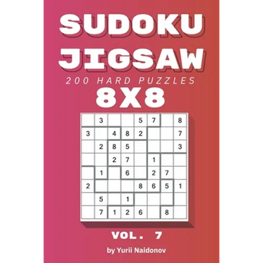 Sudoku Jigsaw: 200 Hard Puzzles 8x8 vol. 7