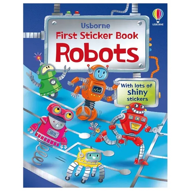 First Sticker Books Robots