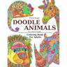 Doodle Animals Stress Relief Zentangle Coloring Book For Adults