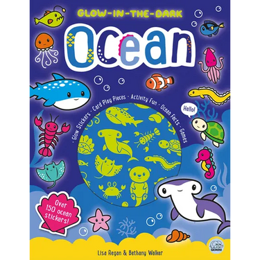 Glow-In-The-Dark Ocean Sticker Activity Book