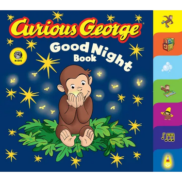 Curious George Good Night Book Tabbed
