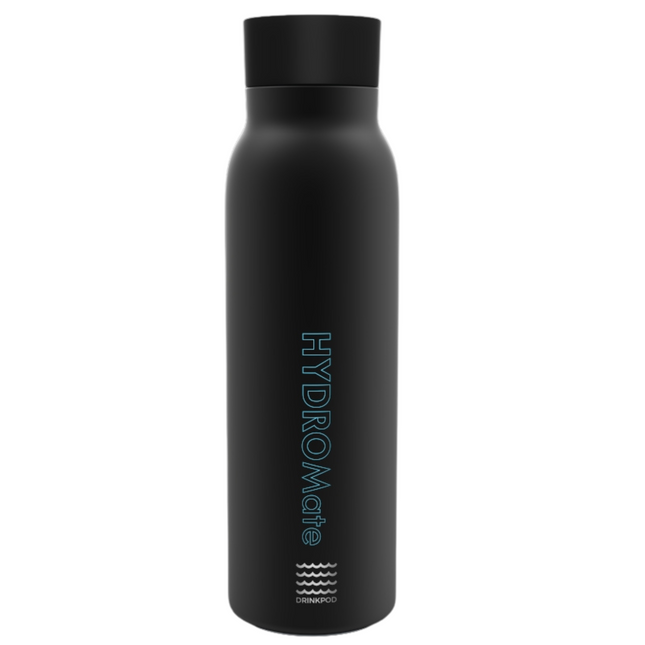 Hydromate Smart Water Bottles Stainless Steel Double Wall Tracks Water Intake & Creates Reminders by Drinkpod