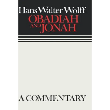 Obadiah and Jonah: Continental Commentaries