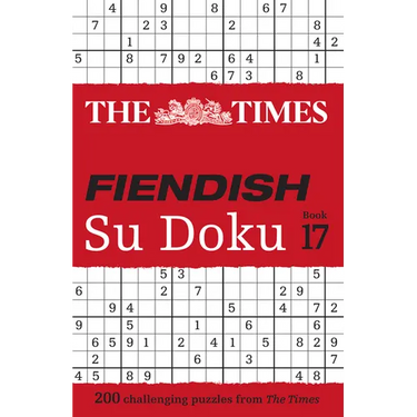 Times Fiendish Su Doku Book 17: 200 Challenging Su Doku Puzzles
