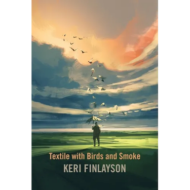 Textile with Birds and Smoke