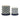 Geometric Pattern Planter with Plate (Set of 2)