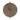 Bronze Metal Wall Clock with Suspended Stand 15"D