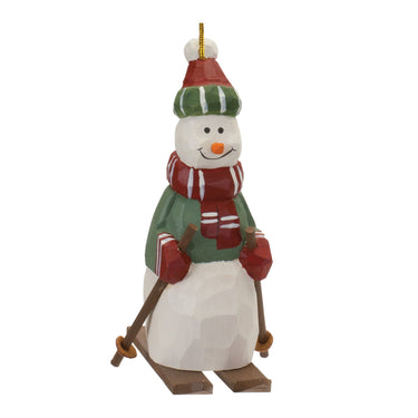 Snowman on Skis Ornament (Set of 6)