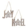 Joy Noel Snowflake Ornament (Set of 12)