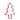 Pine Tree Cookie Cutter Ornament (Set of 4)