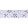 Metallic Snowflake Ribbon (Set of 2)