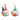Glass Santa Gnome Ornament (Set of 6)