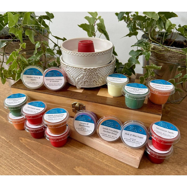 Berry Waffle Cone Type Individual Wax Melt Cups by Front Porch Candles