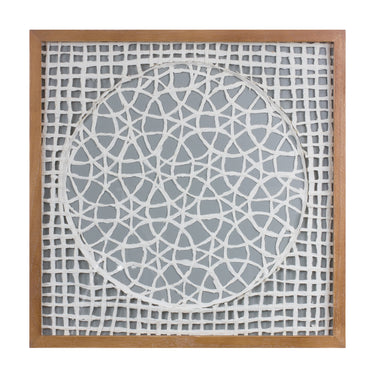 Framed Paper Mache Wall Art (Set of 2)