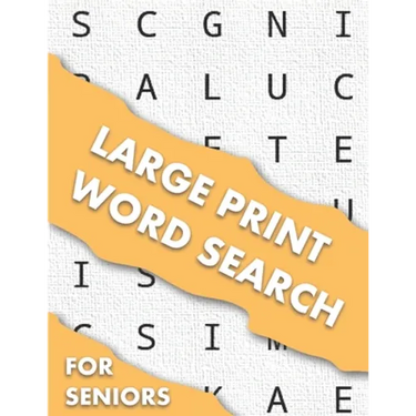 Large Print Word Search For Seniors: Word Search Puzzle Book Sets For Adults, 100 Word Search Puzzles, Large Print Puzzle Book For Adults And Seniors