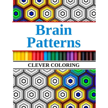 Brain Patterns Clever Coloring: Geometric Shapes and Pattern Coloring Book