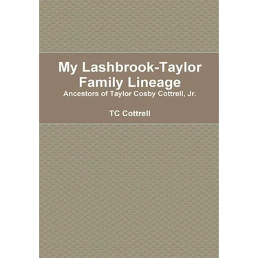 My Lashbrook-Taylor Lineage