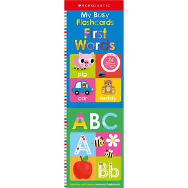My Busy Flash Cards First Words and Abc: Scholastic Early Learners