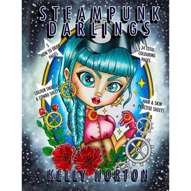 SteamPunk Darlings: An adult colouring book from the World of the Little Darlings