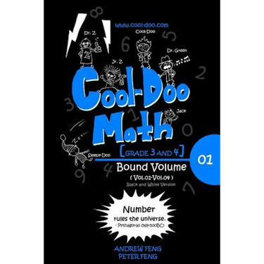 Cool-Doo Math: (Grade 3 & Grade 4) - Bound Volume 01 (Vol.01-Vol.04)