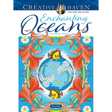 Creative Haven Enchanting Oceans Coloring Book