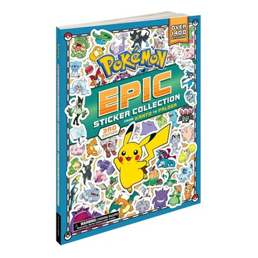 Pokémon Epic Sticker Collection 3rd Edition: From Kanto to Paldea: Over 1,400 Stickers!