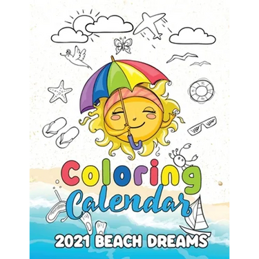 Coloring Calendar 2021 Beach Dreams