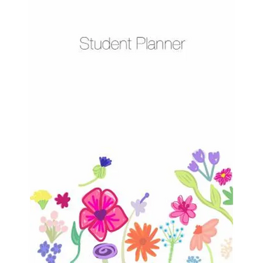 Student Planner, Organizer, Agenda, Notes, 8.5 x 11, Undated, Week at a Glance, Month at a Glance, 146 pages