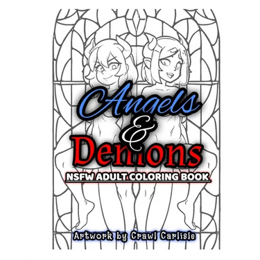 Angels & Demons: NSFW Adult Coloring Book