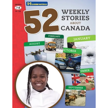 52 Weekly Nonfiction Stories About Canada Grades 7-8