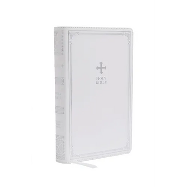Nrsv, Catholic Bible, Gift Edition, Leathersoft, White, Comfort Print: Holy Bible