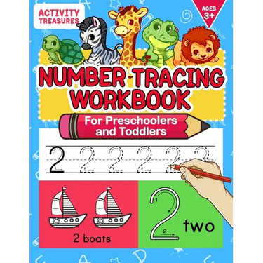 Number Tracing Workbook For Preschoolers And Toddlers: A Fun Number Practice Workbook To Learn The Numbers From 0 To 30 For Preschoolers & Kindergarte