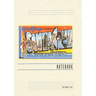 Vintage Lined Notebook Greetings from Santa Cruz, California