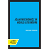Adam Mickiewicz in World Literature