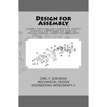 Design for Assembly: assembly definition, part sequencing, product guidelines, part feeding and insertion, product redesign process, quanti