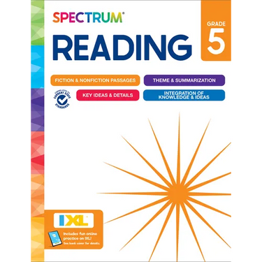 Spectrum Reading Workbook, Grade 5
