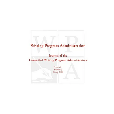 Wpa: Writing Program Administration 31.3
