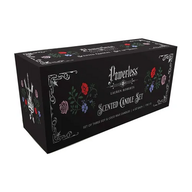 Lauren Roberts: Powerless Trilogy Scented Glass Candle Set (Set of 3)