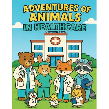 Adventures of Animals in Healthcare: Coloring Book