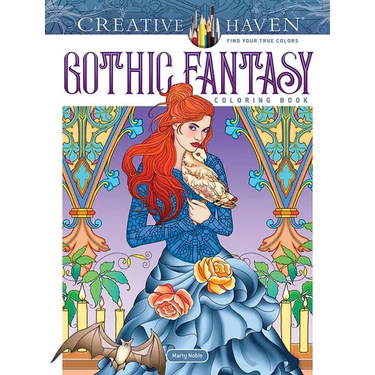 Creative Haven Gothic Fantasy Coloring Book
