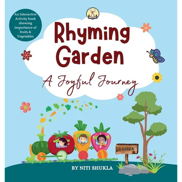 Rhyming Garden: A Joyful Journey - An interactive activity book showing importance of fruits and vegetables