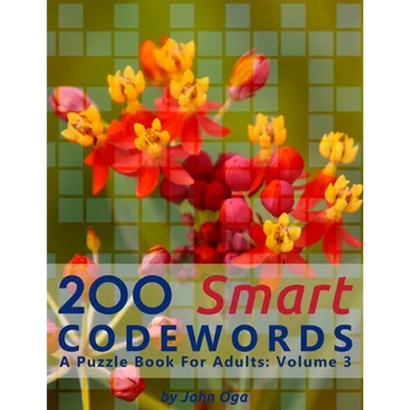 200 Smart Codewords: A Puzzle Book For Adults: Volume 3