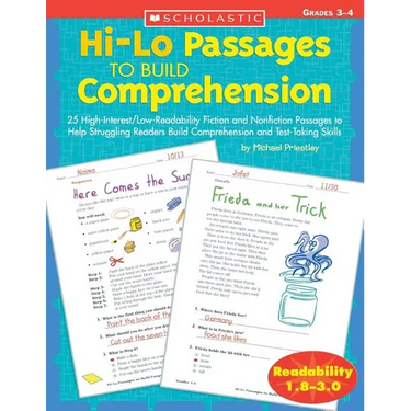 Hi-Lo Passages to Build Comprehension: Grades 3-4