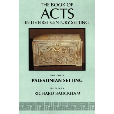 The Book of Acts in Its Palestinian Setting