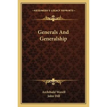 Generals And Generalship
