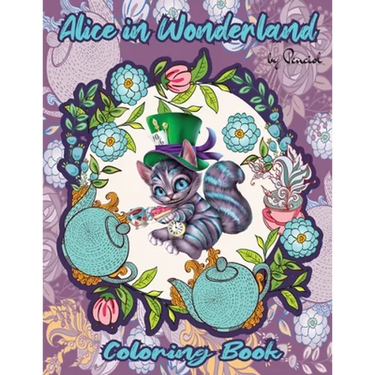 Alice in Wonderland Coloring Book: A whimsical coloring book for adults Adult coloring book Alice in Wonderland
