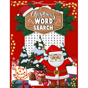 Christmas word search.: Easy Large Print word search Puzzle Book for Adults, Kids & Everyone for the 25 Days of Christmas.
