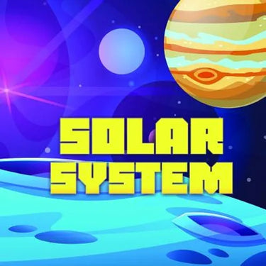 Solar System: Space book for children from 6 to 10 years old with elements of coloring.