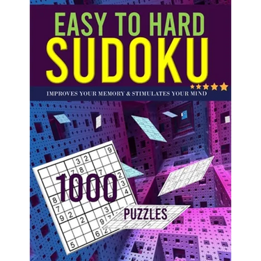 Sudoku 1000 puzzles: sudoku board game for adults
